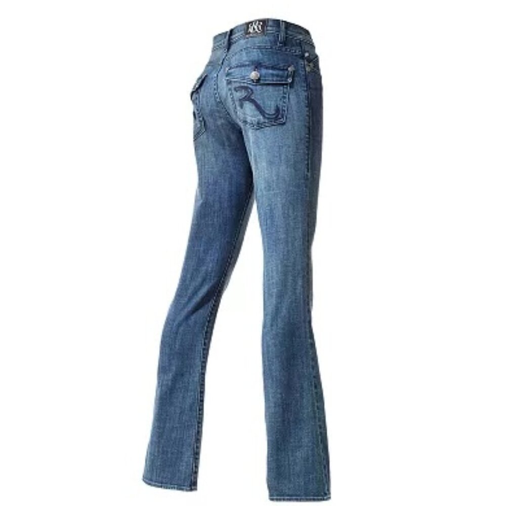 Rock & Republic Kasandra Bootcut Denim Jean Medium Blue Wash Women’s Size 12M